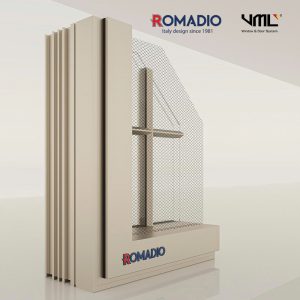 Alternative view of Cửa nhôm Romadio Fineline 59W – Cửa sổ mở quay mỏng nhất thế giới