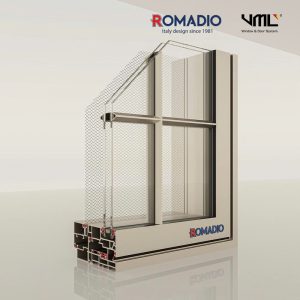 Cửa nhôm Romadio Fineline 59W – Cửa sổ mở quay mỏng nhất thế giới