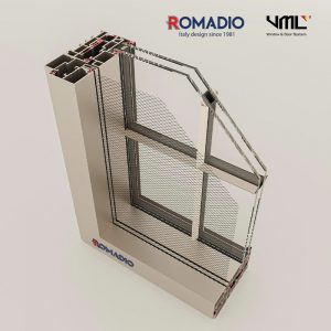 Cửa nhôm Romadio Fineline 59W – Cửa sổ mở quay mỏng nhất thế giới - Ảnh 4