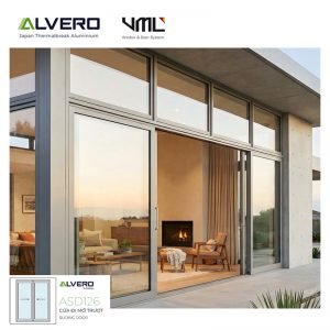 Nhôm ALVERO ASD126 – Cửa đi mở trượt