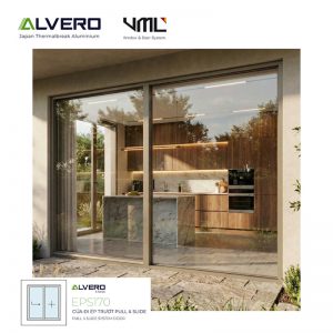 Nhôm ALVERO EPS170 – Cửa đi ép trượt Pull & Slide