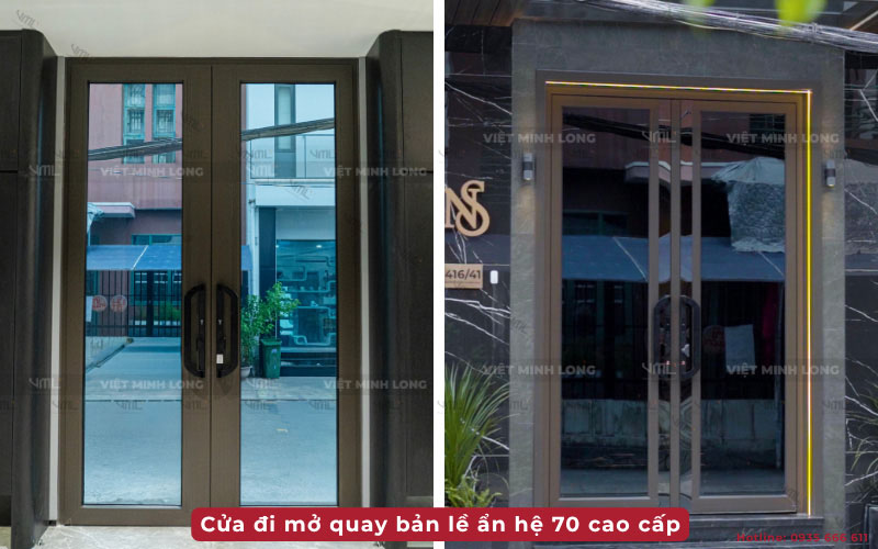 Mẫu cửa nhôm Maxpro - Cửa nhôm Việt Minh Long