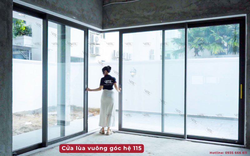 Mẫu cửa nhôm Maxpro - Cửa nhôm Việt Minh Long