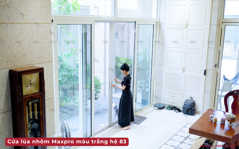 Mẫu cửa nhôm Maxpro - Cửa nhôm Việt Minh Long