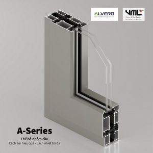 Nhôm ALVERO ASD126 – Cửa đi mở trượt - Ảnh 3