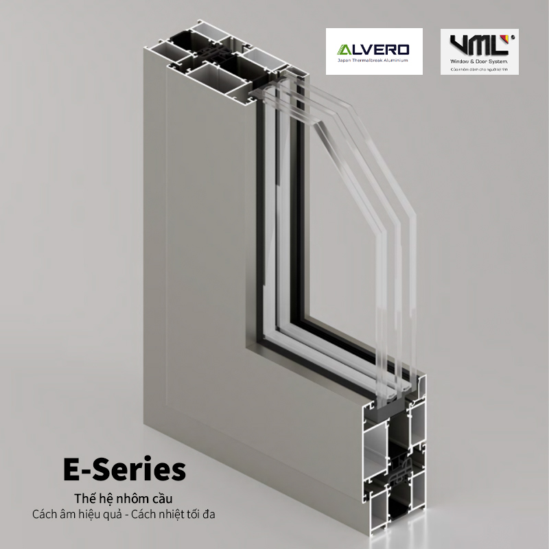 Nhôm alvero EPS170 cửa đi ép trượt pull & slide